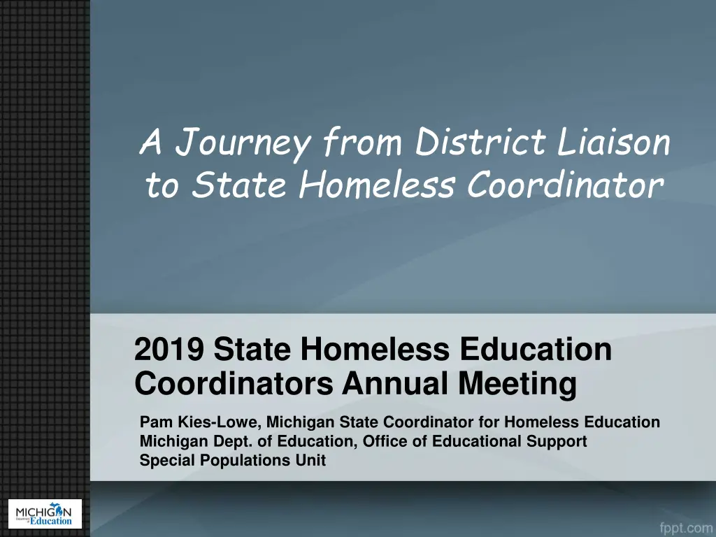 a journey from district liaison to state homeless n.w