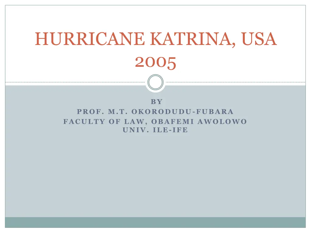 hurricane katrina usa 2005 n.w