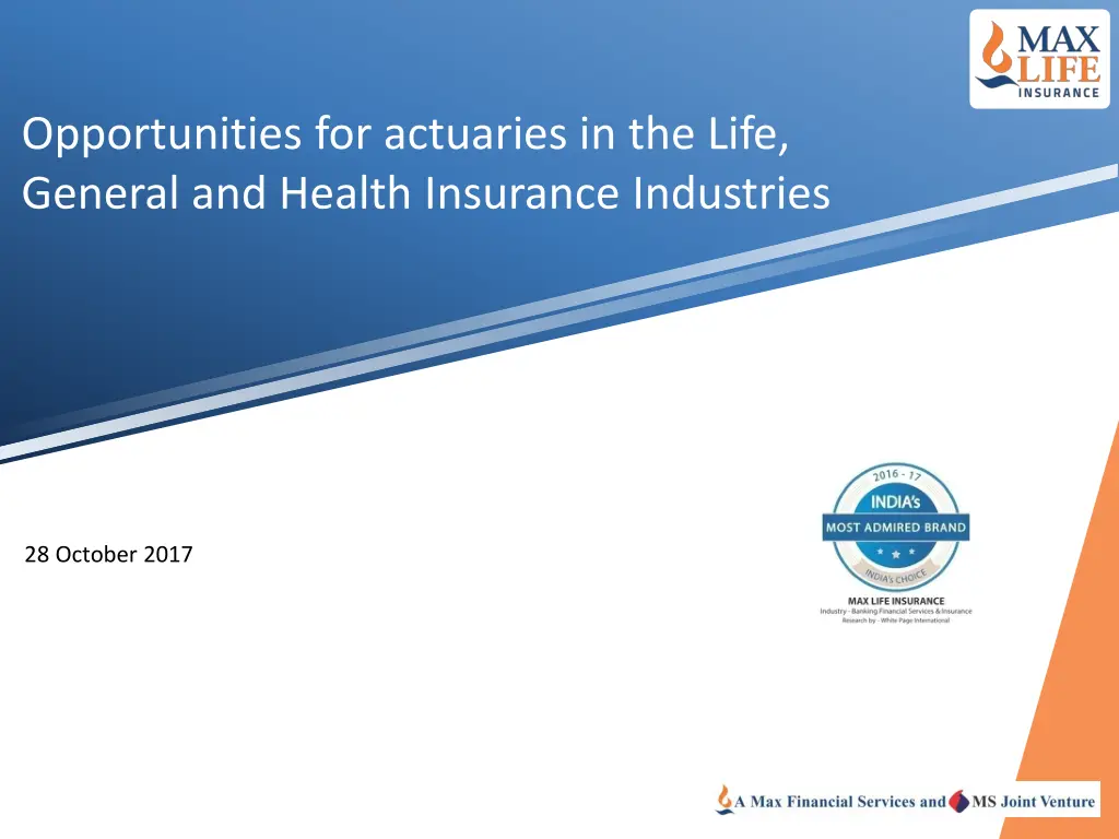 opportunities for actuaries in the life general n.w