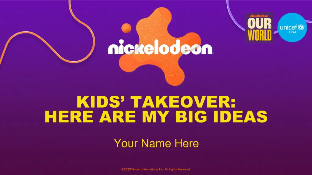 kids takeover here are my big ideas n.w