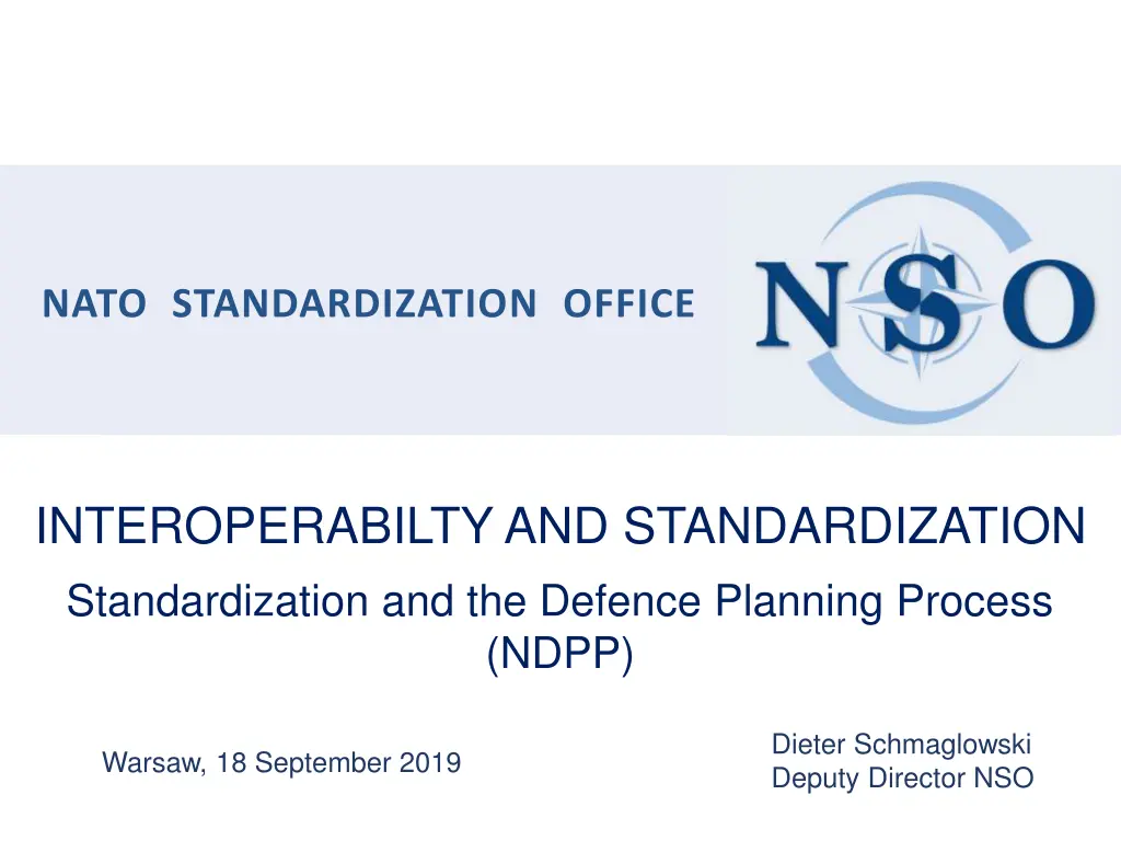 nato standardization office n.w