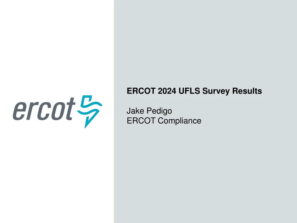 ercot 2024 ufls survey results n.w