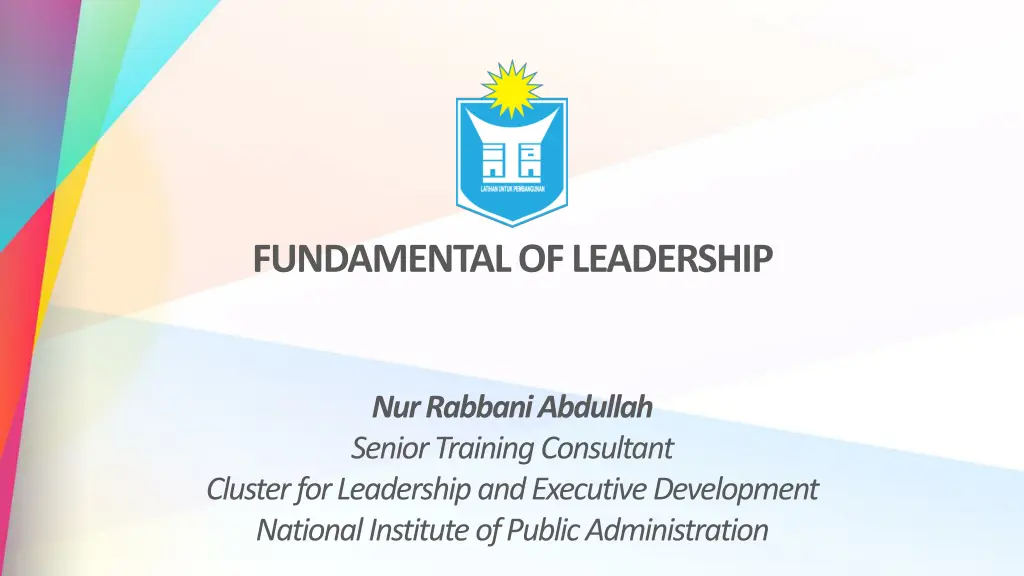 fundamental of leadership n.w