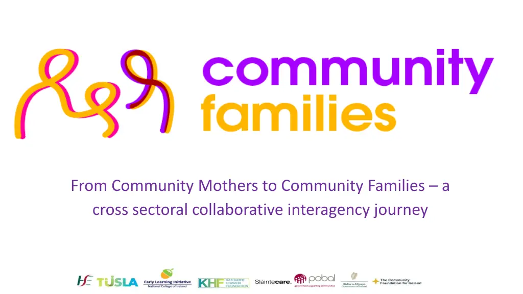 from community mothers to community families n.w