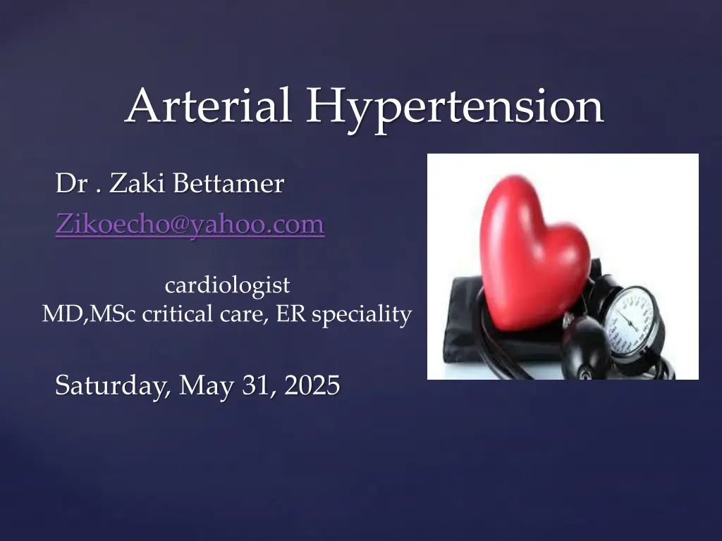 arterial hypertension n.w