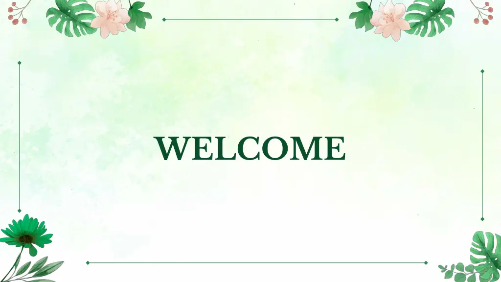 welcome n.w