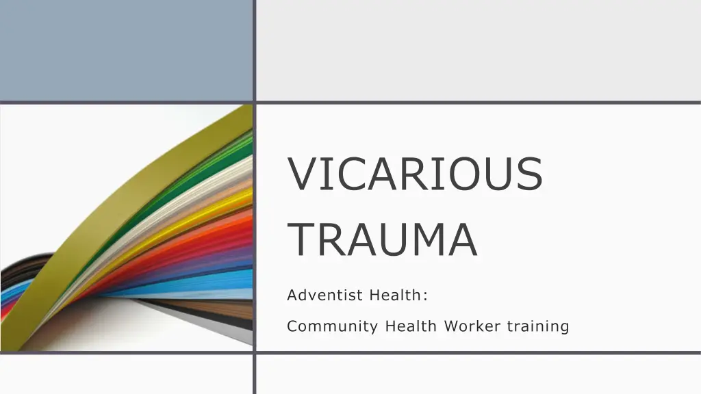 vicarious trauma n.w