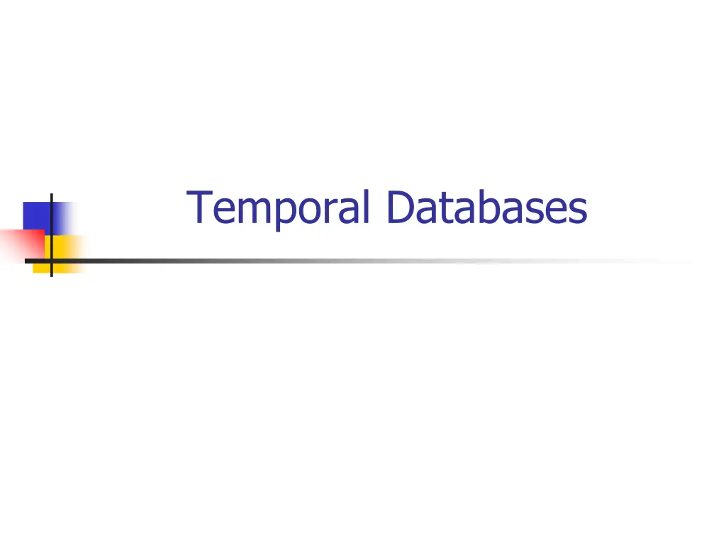 temporal databases n.w