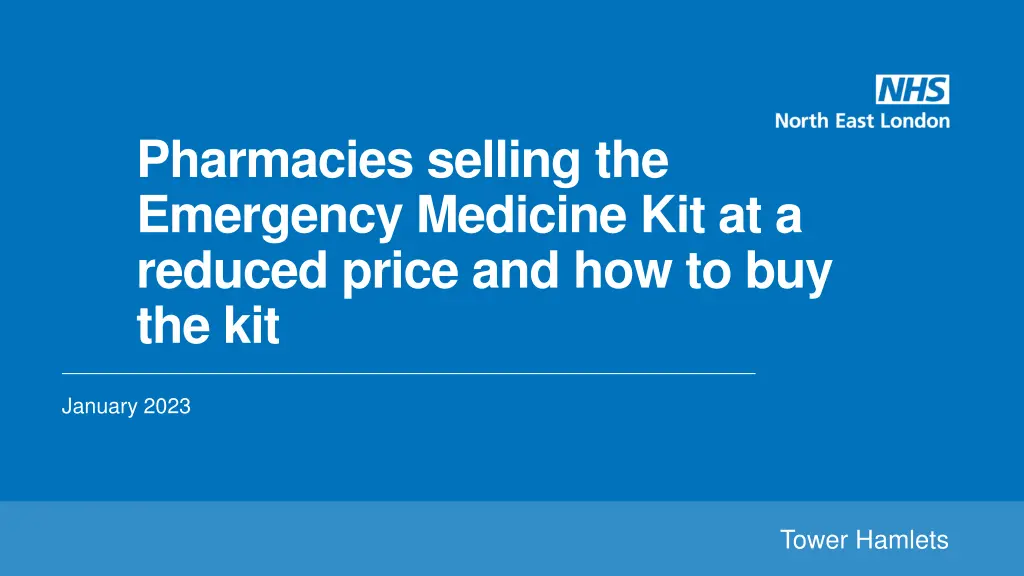 pharmacies selling the emergency medicine n.w