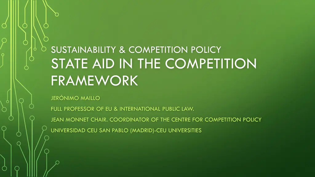 sustainability competition policy state n.w