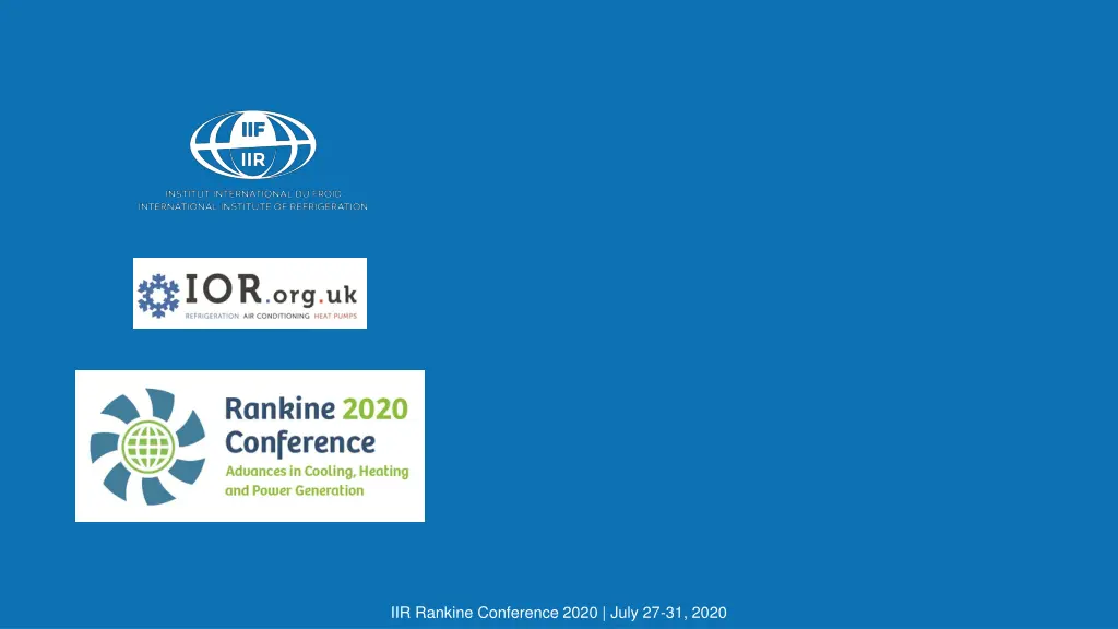 iir rankine conference 2020 july 27 31 2020 n.w