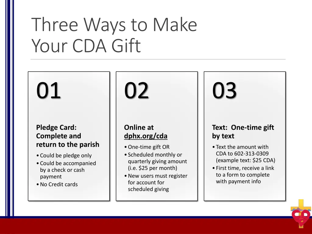 three ways to make your cda gift n.w