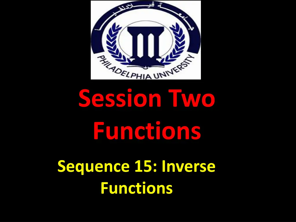 session two functions n.w