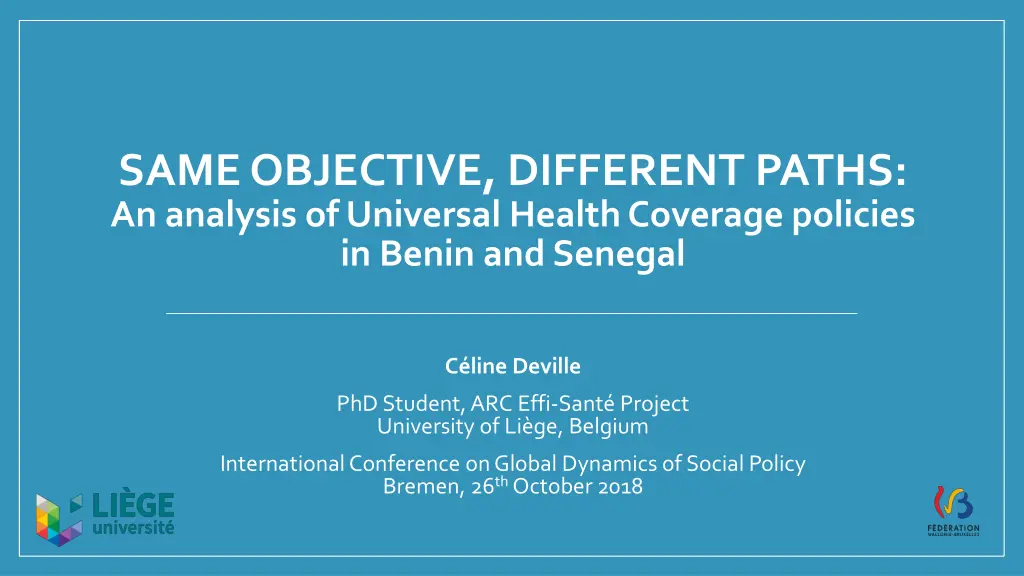 sameobjective different paths an analysis n.w