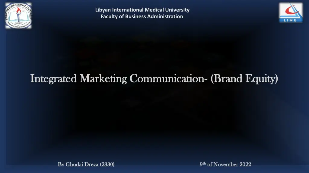 libyan international medical university faculty n.w