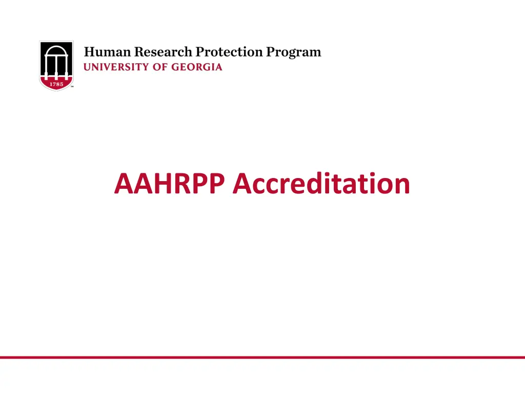 aahrpp accreditation n.w