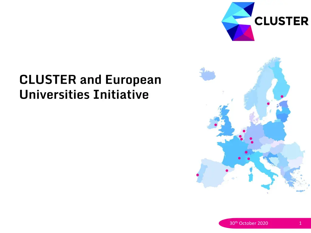 cluster and european universities initiative n.w
