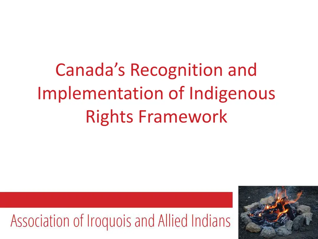 canada s recognition and implementation n.w