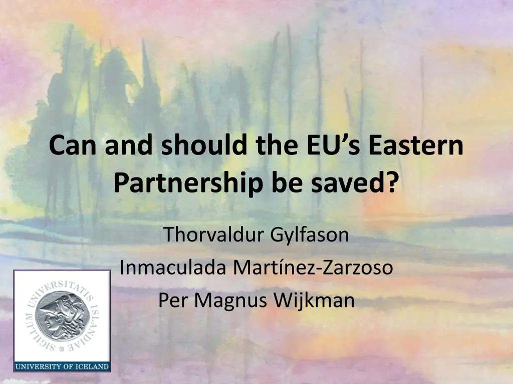 can and should the eu s eastern partnership n.w