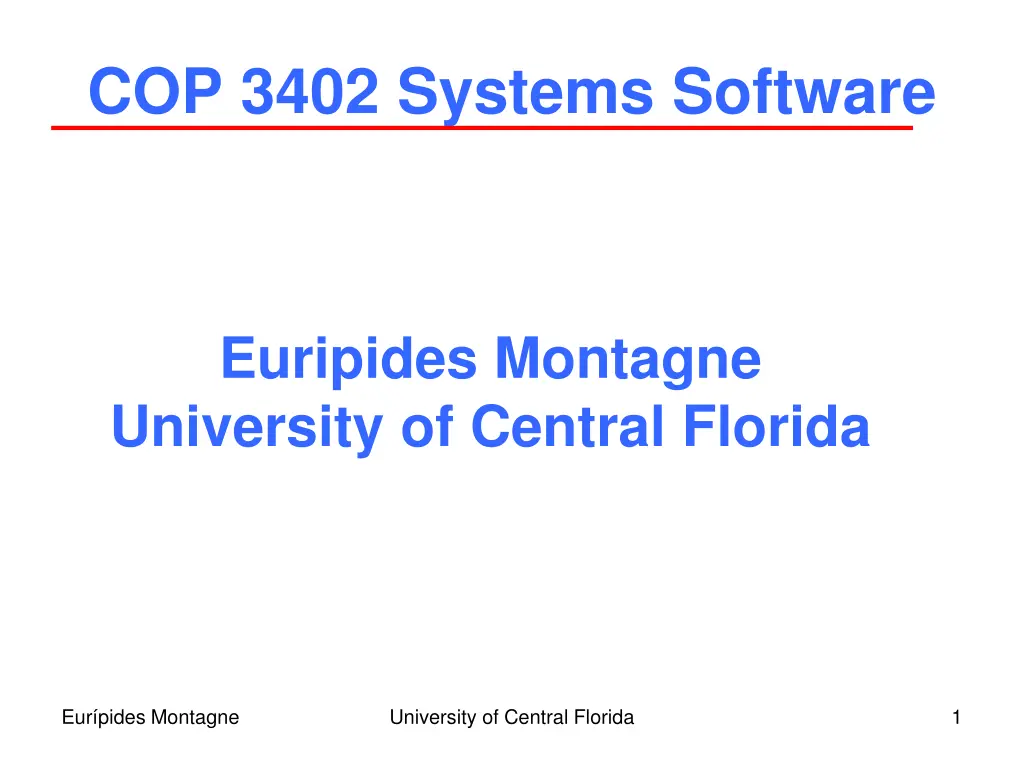 cop 3402 systems software n.w