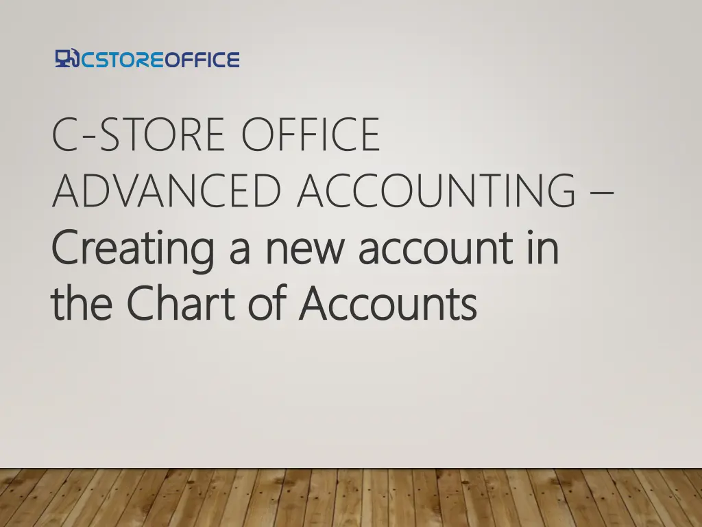 c store office advanced accounting creating n.w