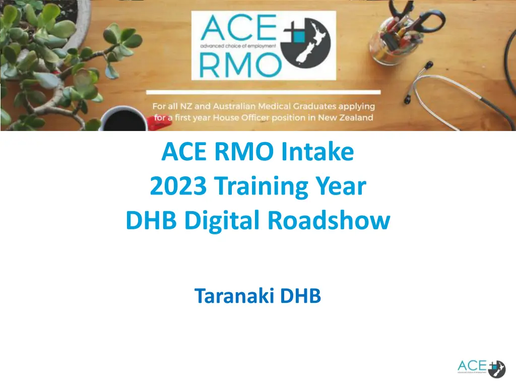 ace rmo intake 2023 training year dhb digital n.w