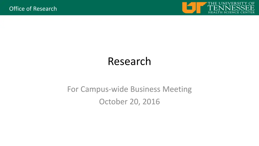 office of research n.w