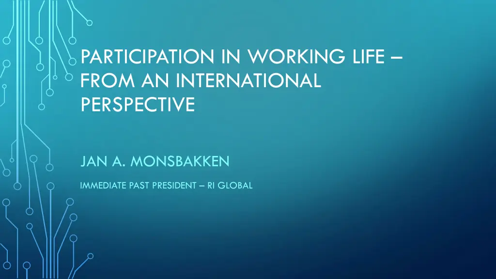 participation in working life from n.w