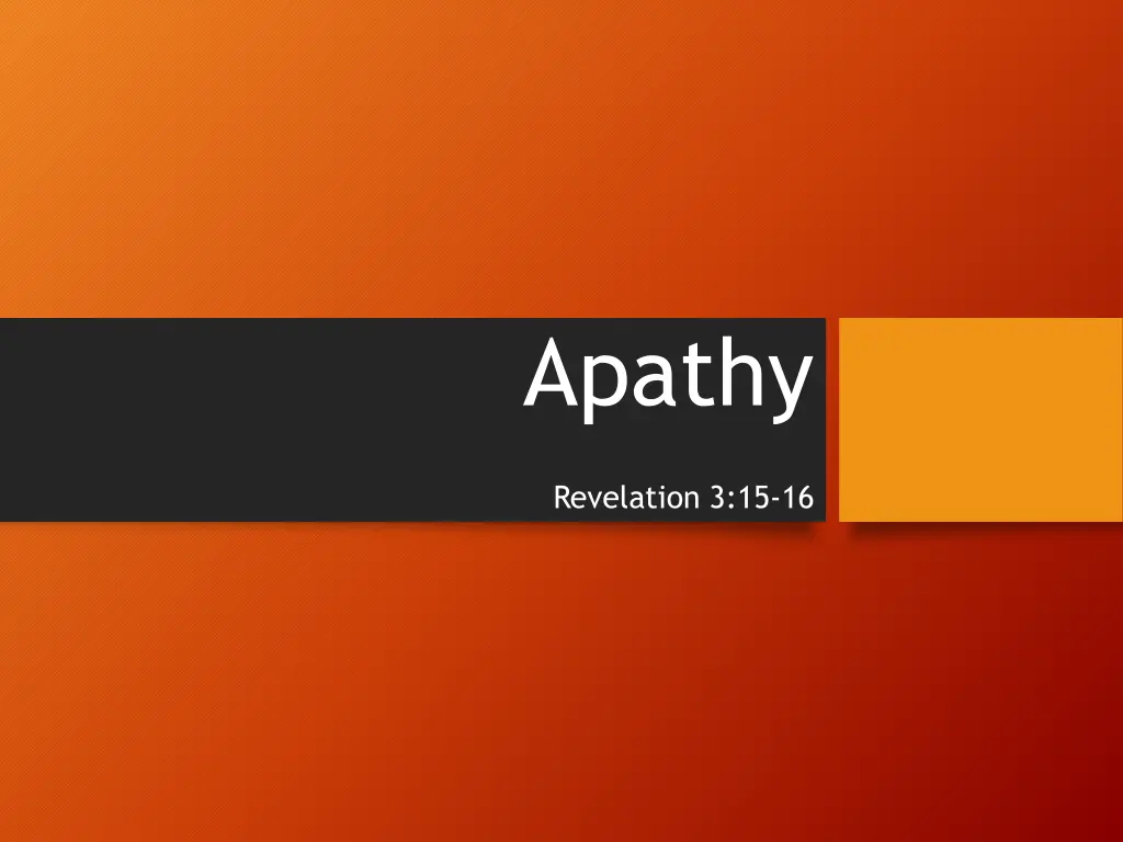 apathy n.w