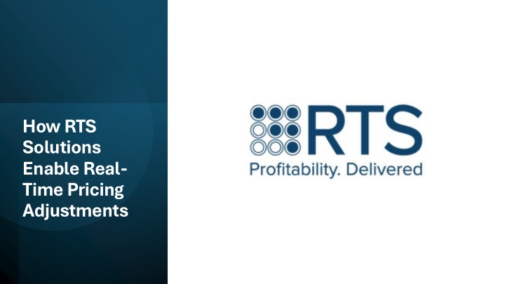 how rts solutions enable real time pricing n.w