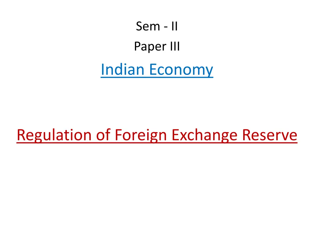 sem ii paper iii n.w