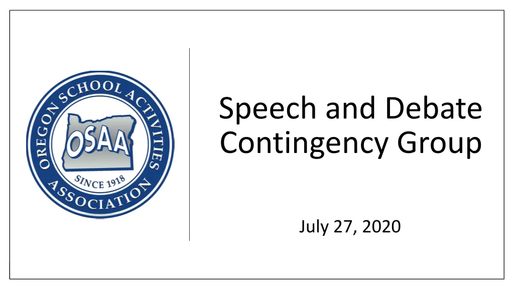 speech and debate contingency group n.w
