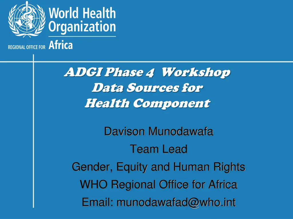 adgi phase 4 workshop data sources for health n.w