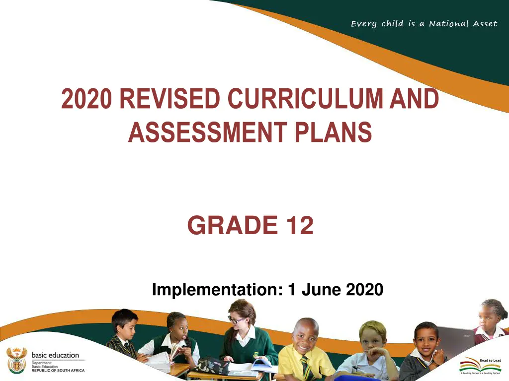 2020 revised curriculum and assessment plans n.w