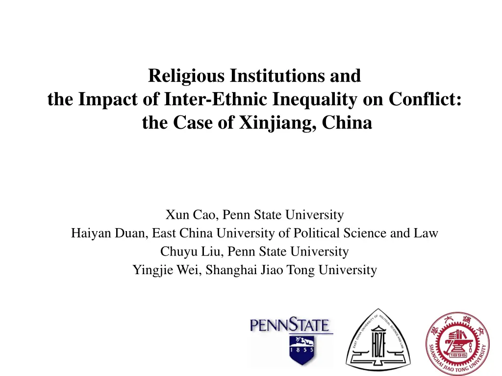 religious institutions and the impact of inter n.w