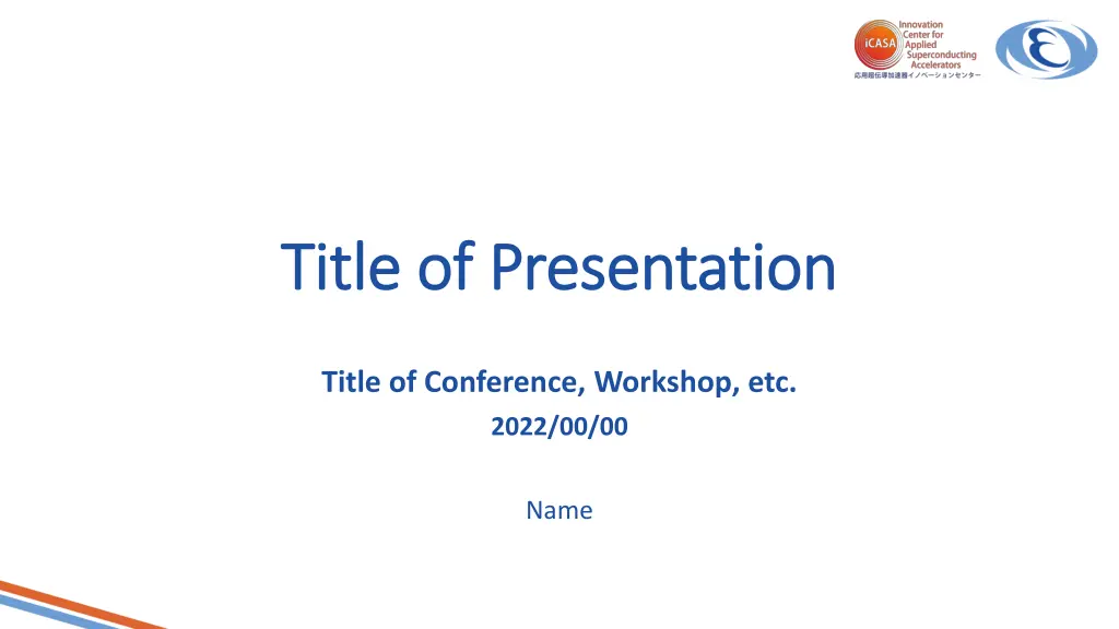 title of presentation title of presentation n.w