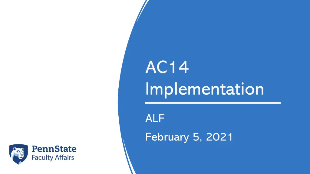 ac14 implementation n.w