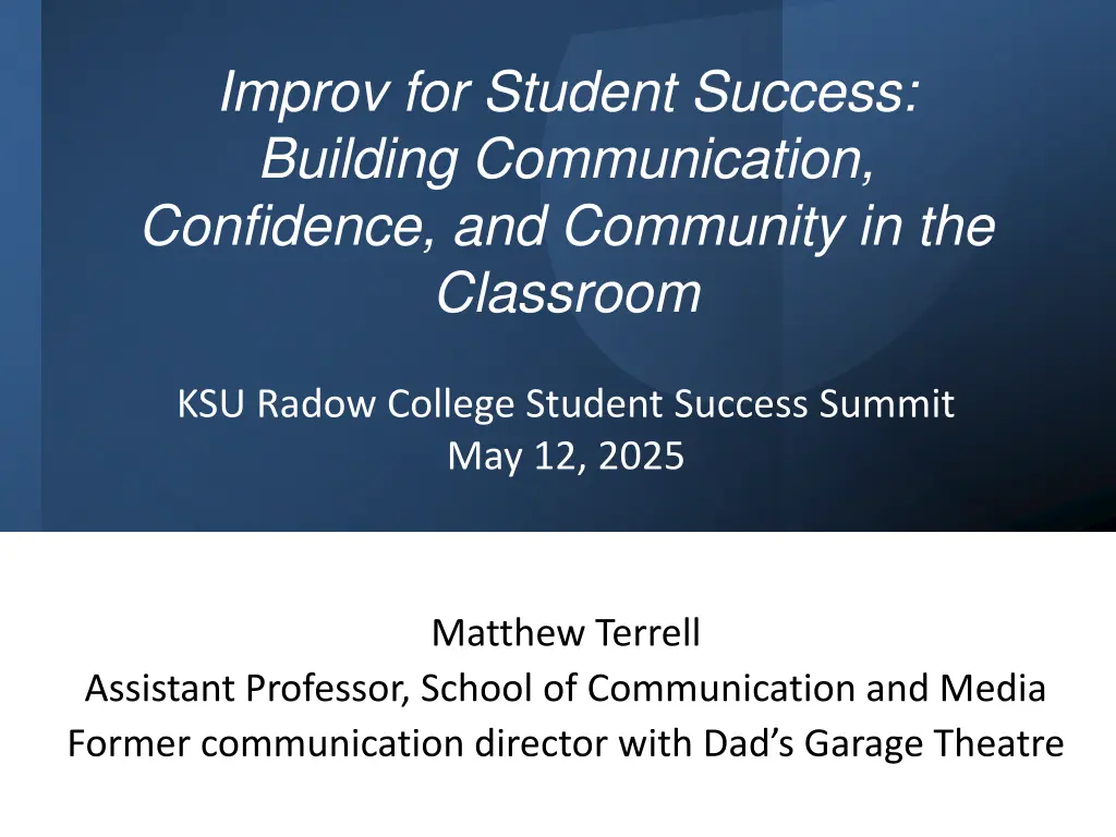improv for student success building communication n.w