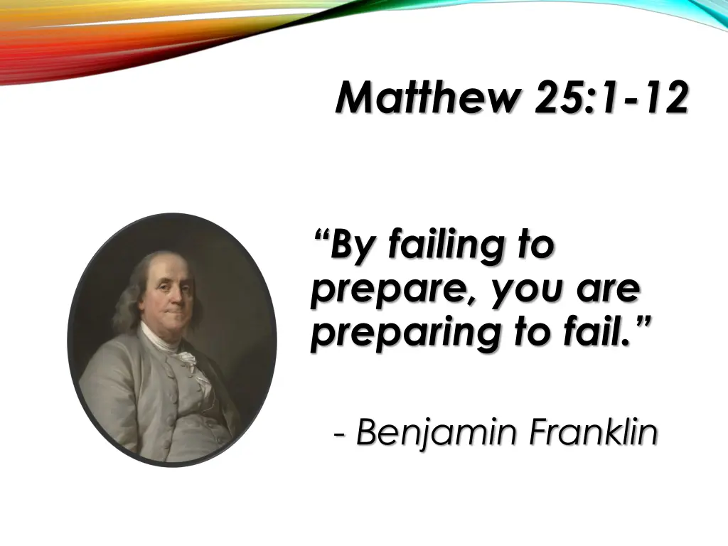 matthew 25 1 12 n.w