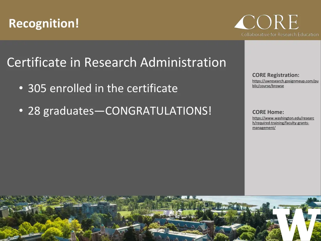 recognition n.w