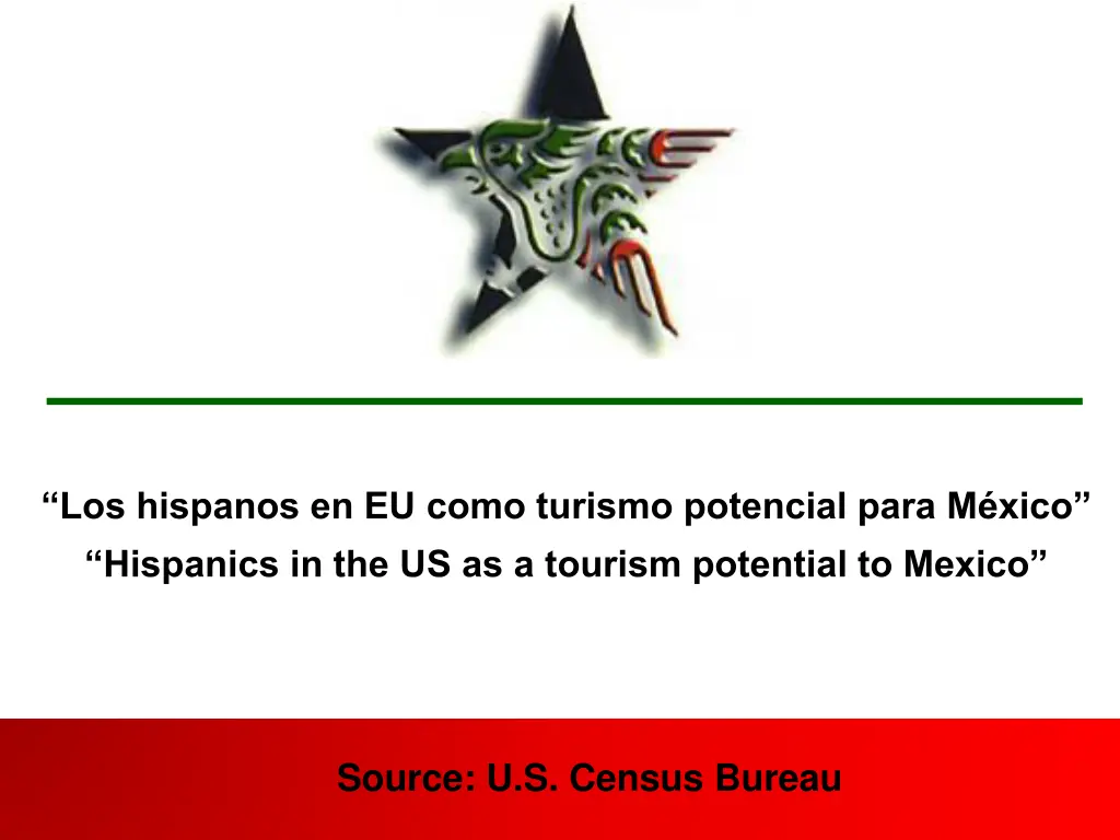 los hispanos en eu como turismo potencial para n.w