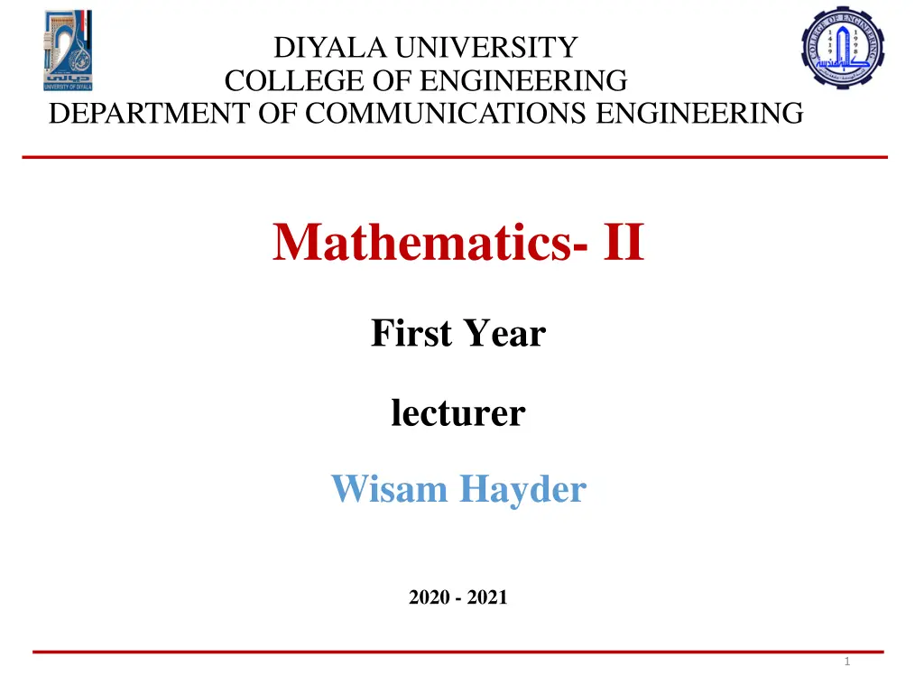 diyala university college of engineering n.w