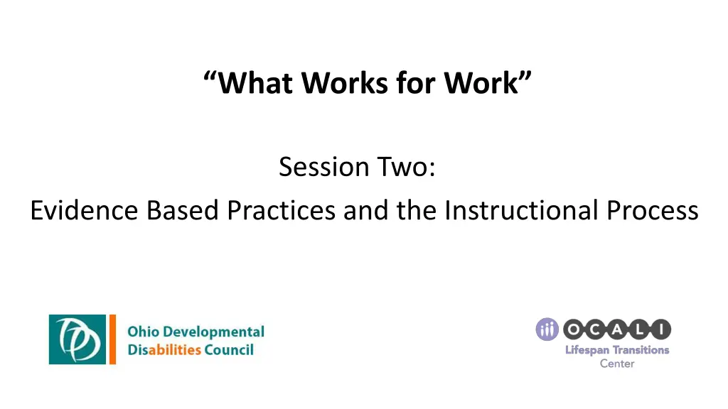 what works for work n.w