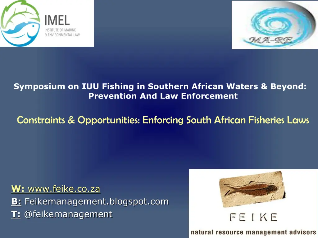 symposium on iuu fishing in southern african n.w