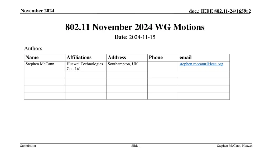 november 2024 n.w