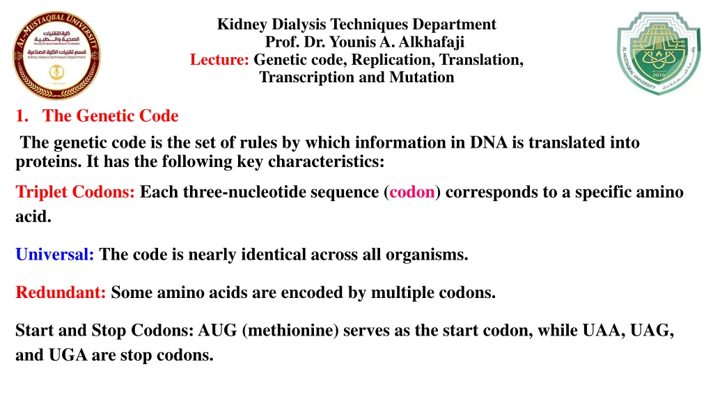 kidney dialysis techniques department prof n.w