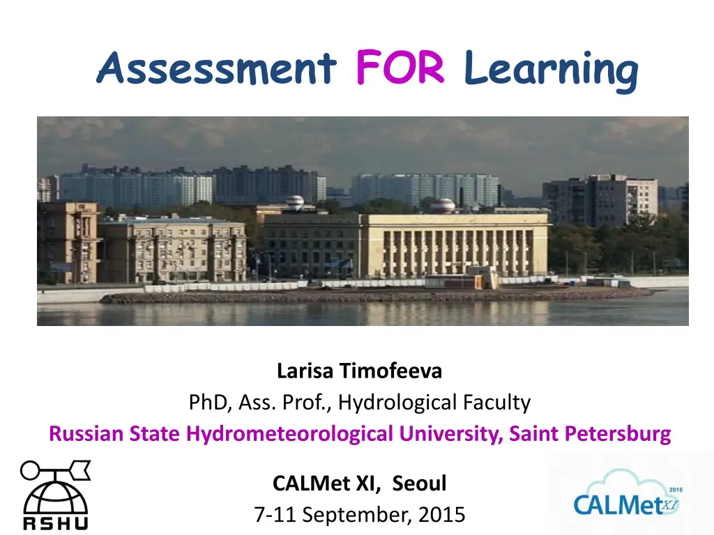 assessment for learning n.w