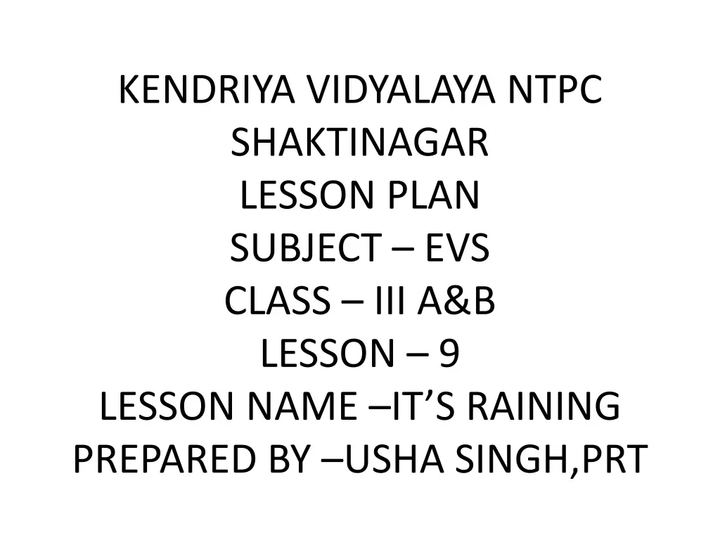 kendriya vidyalaya ntpc shaktinagar lesson plan n.w