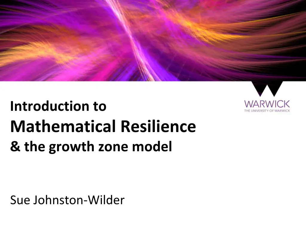 introduction to mathematical resilience n.w