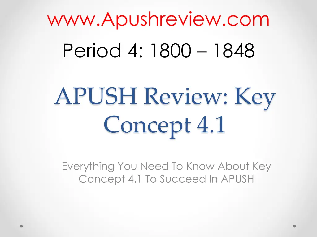 www apushreview com period 4 1800 1848 n.w